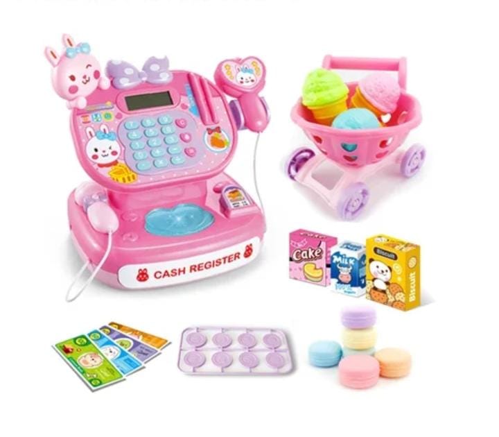 🛒 Caja Registradora Infantil Conejito