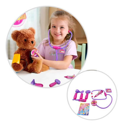 🩺 Kit Doctora Juega, Cuida y Aprende - Juguetes Luces y Sonido